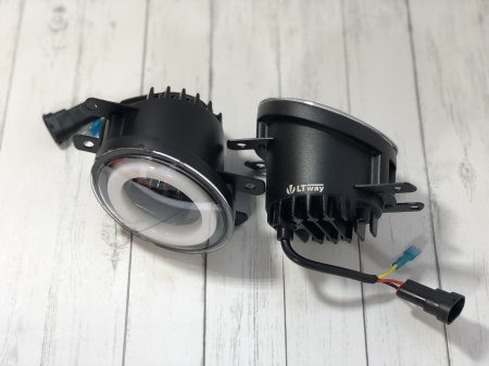 Светодиодные ПТФ LightWay Toyota 30W (белые/ДХО)  – цена, описание и отзывы — фото