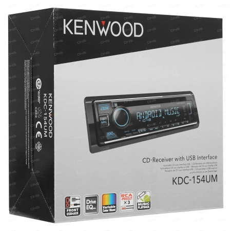 Kenwood KDC-154UM Магнитола (Головное устройство) – цена, описание и отзывы — фото