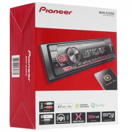 Pioneer MVH-S125UI Магнитола (Головное устройство) – цена, описание и отзывы — фото