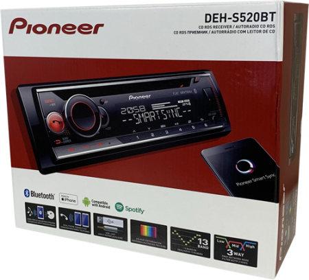 Pioneer DEH-S520BT Магнитола (Головное устройство) – цена, описание и отзывы — фото