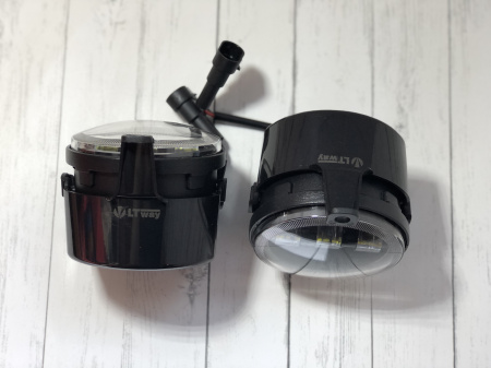 Светодиодные ПТФ LightWay Priora 1 50W (белые/желтые)  – цена, описание и отзывы — фото