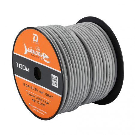 DL Audio Barracuda Power Cable 8 Ga Gray Силовая проводка – цена, описание и отзывы — фото