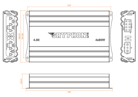 DL Audio Gryphon Lite 4.80 4-канальный усилитель – цена, описание и отзывы — фото