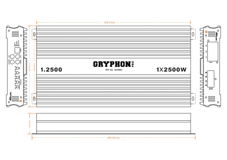 DL Audio Gryphon Pro 1.2500 V.2 1-канальный усилитель (Моноблок) – цена, описание и отзывы — фото