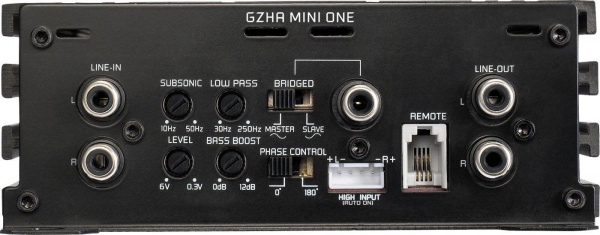 Ground Zero GZHA MINI ONE 1-канальный усилитель (Моноблок) – цена, описание и отзывы — фото