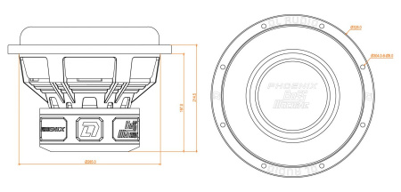 DL Audio Phoenix Bass Machine 12 Сабвуферный динамик – цена, описание и отзывы — фото