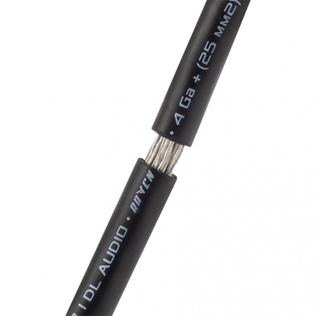 DL Audio Raven Power Cable 4 Ga Black Силовая проводка – цена, описание и отзывы — фото