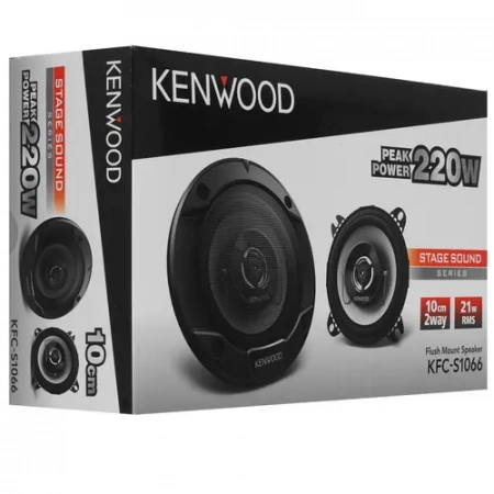 Kenwood KFC-S1066 2-х полосная коаксиальная акустика – цена, описание и отзывы — фото